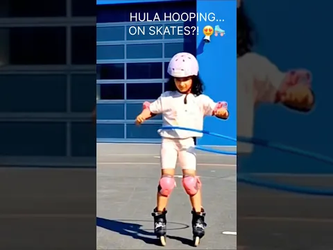 Hula Hooping on Skates?! 😍🛼 | Would You Try This?
