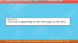 Class 8 Interactive Web pages with JavaScript 3