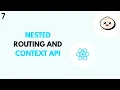 React JS Context API Nested Routing Tutorial React Router DOM
