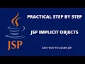 Implicit Objects in JSP JSP implicit objects in Hindi JSP implicit objects example