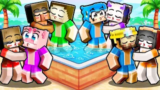 7 KAMARÁDŮ na LOVE ISLANDU v Minecraftu!
