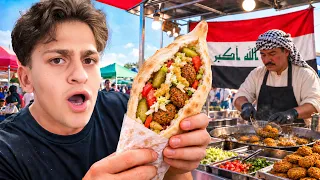 جربت اكل  الشوارع في بغداد لمدة يوم كامل😋🤣