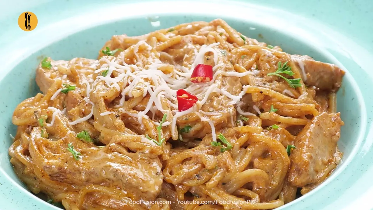 Peri Peri Spaghetti Recipe by Food Fusion