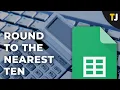 How To Round Google Sheets Cells to the Nearest 10