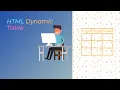 How To Create Dynamic Table in Java Script