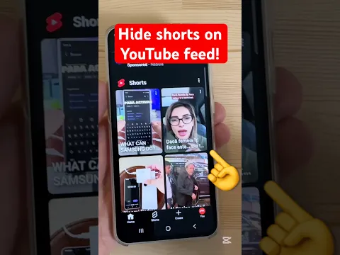 Easy way to hide shorts on YouTube feed #youtube #youtubeshorts #youtubetips #shorts 