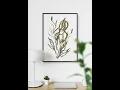 Tranquility floral sketch artwork