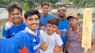 Cricket in Rain
