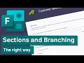 Microsoft Forms The Right Way to Add Sections and Branching to your Form