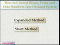 System of Numbers PART-3 a How to convert Binary Penta Octa into Decimal Number almcqs