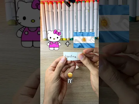 Dibujando personajes con diferente nacionalidad 🤩 #dibujos #drawing #arte