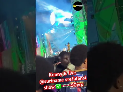 Kenny B live srefidensi show 50 yrs 🇸🇷🇸🇷❤️