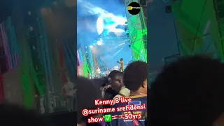Kenny B live srefidensi show 50 yrs 🇸🇷🇸🇷❤️