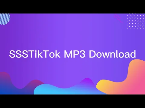 Download MP3 SSSTikTok MP3 Download