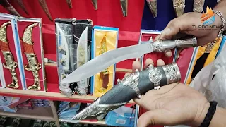मात्र- 300 रुपया से तलवार शुरु ।। Indian Sword Market ,सिरोही तलवार छुरा छुरी