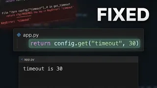 Python KeyError key not found in a dict Fixed