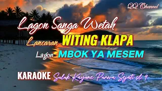 karaoke suluk lagon sanga lancaran witing klapa mbok ya mesem sl 9