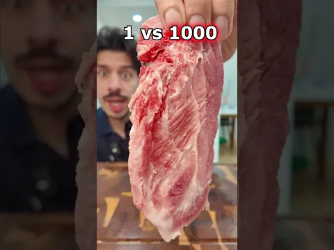 Cerdo de 1 vs 1000 Cortes 🔪