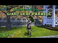 Giant Leaf Parasol Showcase FFXIV Patch 6 51 Aloalo Island