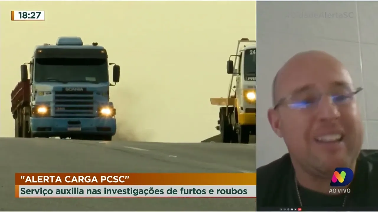 ‘Alerta Carga PCSC’: Serviço da polícia civil auxilia nas investigações de furtos e roubos de cargas