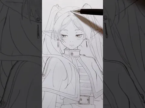 SIMPLE SKETCH UNEXPECTED RESULT #trending #drawing #art #animeeart #sketch