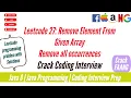 Remove Element From Given Array Remove all occurrences Leetcode 27 Solution Java Crack FAANG