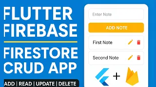 Flutter Firebase Firestore CRUD App Full UI Create Read Update Delete Tutorial 2025