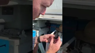 Replacing generator impeller in the Bahamas… #boatlife #sailing #shorts #bahamas
