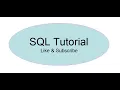 SQL tutorial-Part2 Learn SQL SQL tutorial for beginners