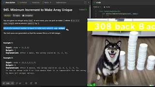 Python C Leetcode 945 Minimum Increment to Make Array Unique