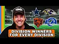 Predicting Division Winners Playoff Teams Super Bowl Champions