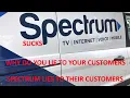 SPECTRUM Cable Internet YOUR COMPANY SUCKS - STOP LYING TO YOUR CUSTOMERS