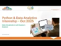 Python Data Analytics Internship Session 25 Data Visualization with Seaborn - Basics SASF
