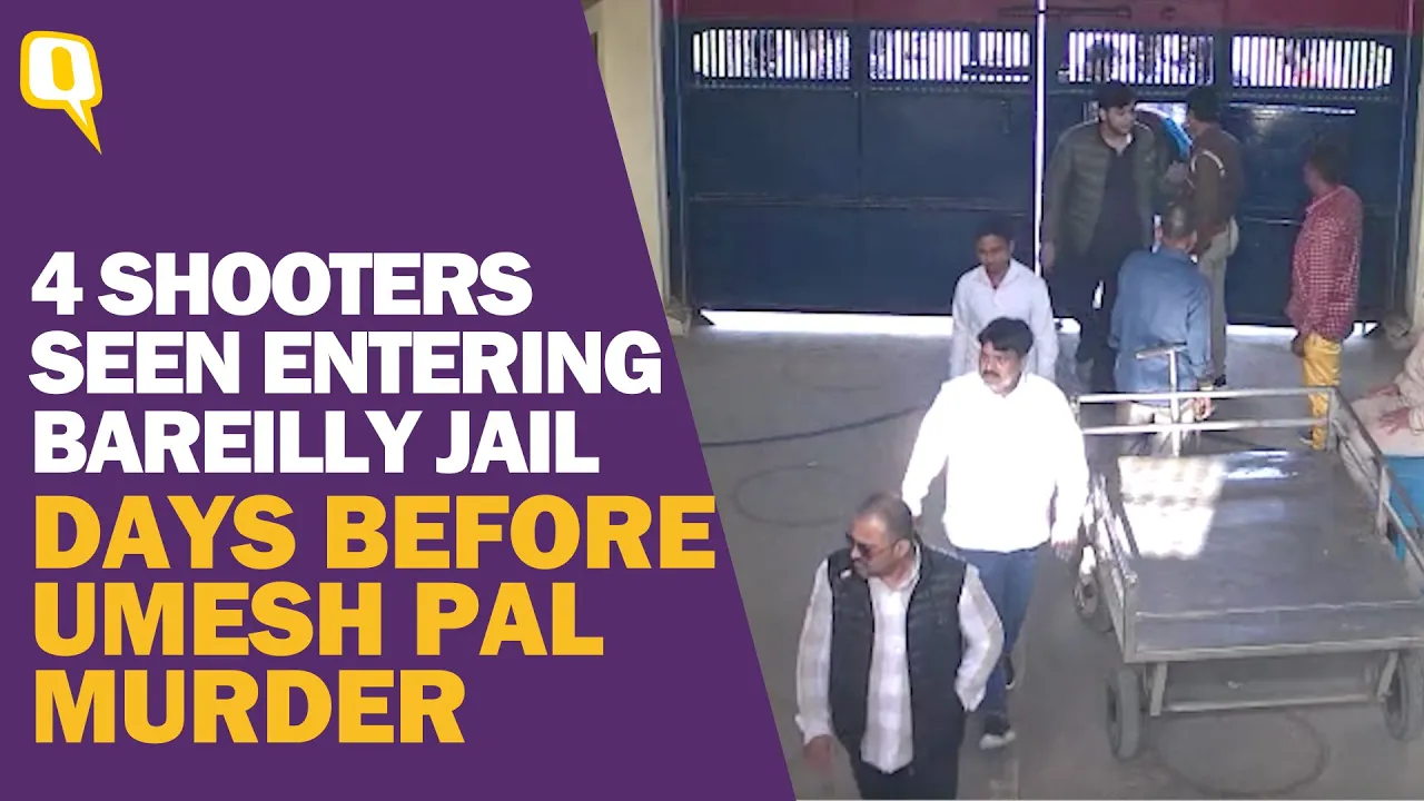 New CCTV Video Shows Umesh Pal Murder Accused Entering Jail Where Ashraf Was Lodged | The Quint