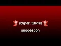 How to make SUGGESTIONS with botghost botghost tutorial