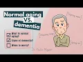 Normal aging vs dementia Is it normal forgetfulness