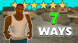 7 Ways to Lose Wanted Level GTA San Andreas