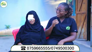 ALICHOKISEMA BIBI HUYU BAADA YA KUPONA JICHO LAKE DDF HERBAL CLINIC (INASISIMUA)