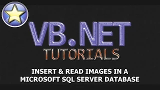VB NET Tutorial - INSERT Images Into a SQL Server Database SHORT