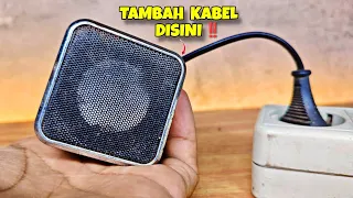 KENAPA TIDAK DARI DULU TAMBAHKAN KABEL PADA SPEAKER BATERAI ❗