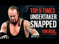 When The Undertaker Lost It — 5 Real Moments WWE Couldn’t Control