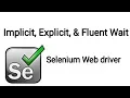 Implicit Explicit Fluent Wait in Selenium Step by Step Explained with Demo - Toturial 13