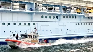 CRUISING TOO CLOSE TO CRUISE SHIPS!