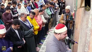 الشيخ طه النعمانى   آيات من سورة النمل من صلاة  العشاء والتراويح   مسجد أبو داوود بمدينة الفيوم      دندنها