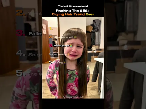 Ranking The Best Crying Hair Trend Ever #shorts