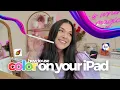 How to use coloring pages on your iPad