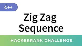 HackerRank C Algorithms Zig Zag Sequence solution Debugging