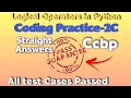 coding practice - 2C logical operators in python ccbp Nxtwave assignments