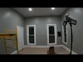 Behr Greige Paint on Bedroom Walls - 11