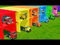 Download Lagu TRANSPORTING MONSTER TRUCKS, MILITARY VEHICLES \u0026 POLICE CARS WITH BIG TRUCKS! Farming Simulator 22